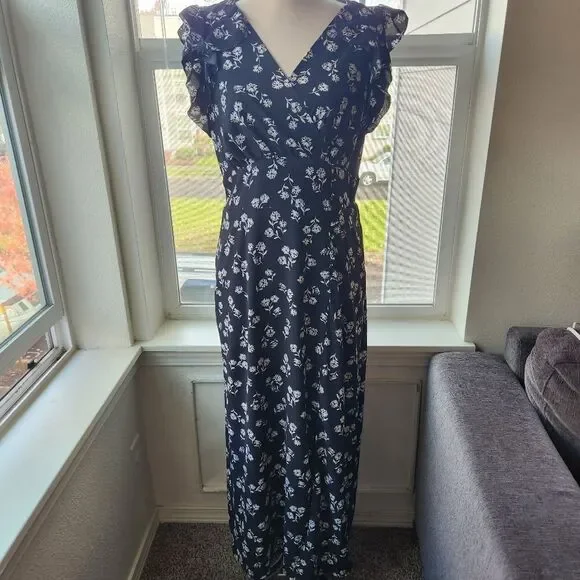 Kate Spade Black And White Floral Dress| 12